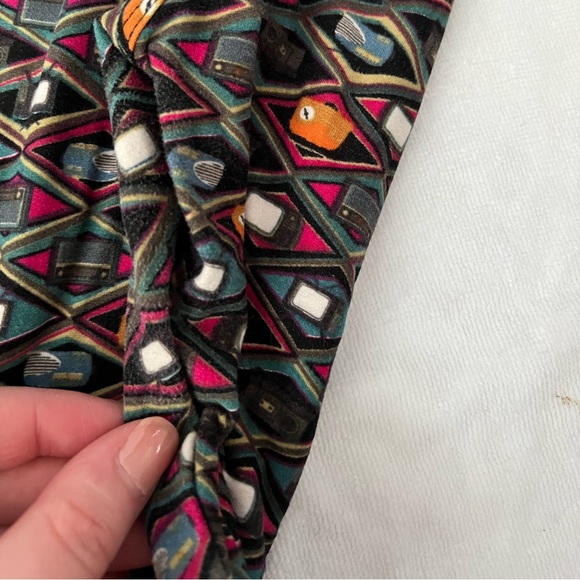 LuLaRoe Leggings, Vintage Radio Pattern - Picture 2 of 4